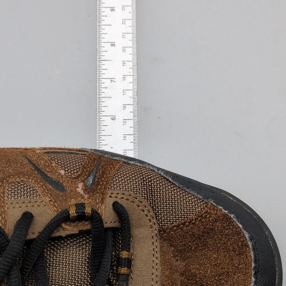 SSport Sneakers Mens Brown 12 Leather Trail Hiking Shoes Comfort Sturdy F184-6‎